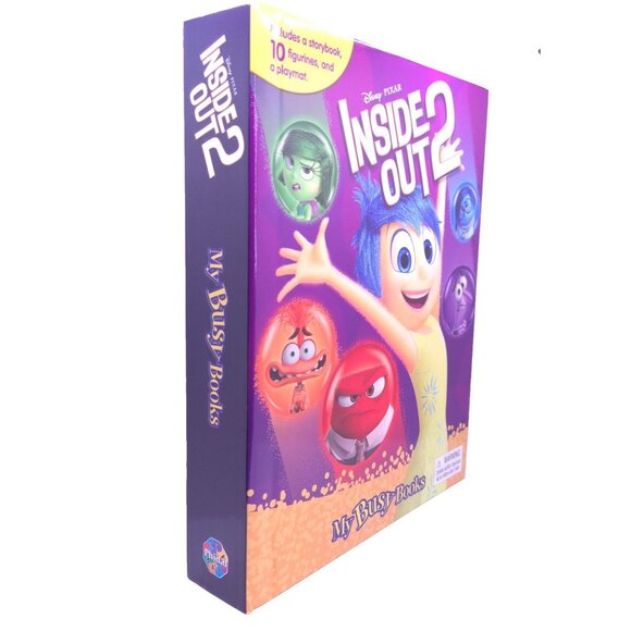 Inside Out 2 My Busy Books Storybooks Disney Pixar 10 figurines & Playmat New - Picture 1 of 9